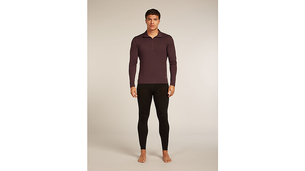 Icebreaker Merino 260 Tech Long Sleeve Half Zip Thermal Top - Mens, Java, Medium, IBB043720GWM
