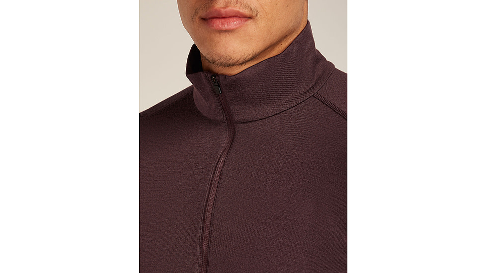 Icebreaker Merino 260 Tech Long Sleeve Half Zip Thermal Top - Mens, Java, Medium, IBB043720GWM