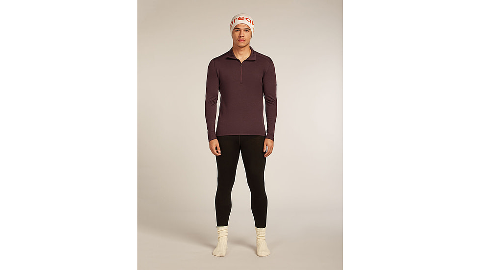 Icebreaker Merino 260 Tech Long Sleeve Half Zip Thermal Top - Mens, Java, Medium, IBB043720GWM