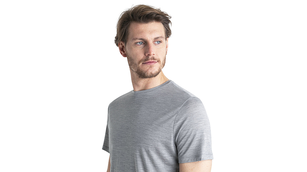 Icebreaker Merino Blend 125 Cool-Lite Sphere SS T-Shirt - Men's, Metro Heather, Small, IB0A56ZM016S