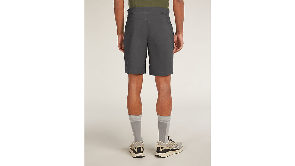 Icebreaker Merino Blend Elevation Stretch 9 Shorts - Mens, Obsidian, 32, IB0A577O0A132