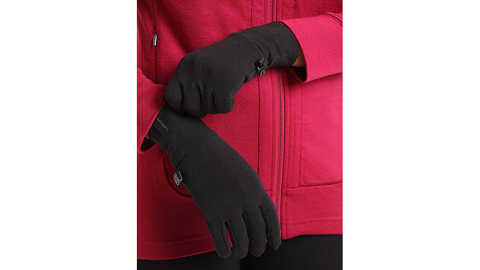 Icebreaker Sierra Gloves, Black, Small, IB104829001S