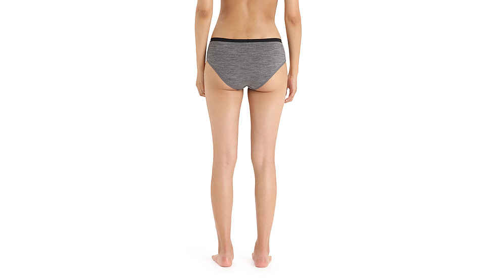 Icebreaker Siren Hipkini Briefs - Womens, Gritstone Heather, Small, IB104704013S