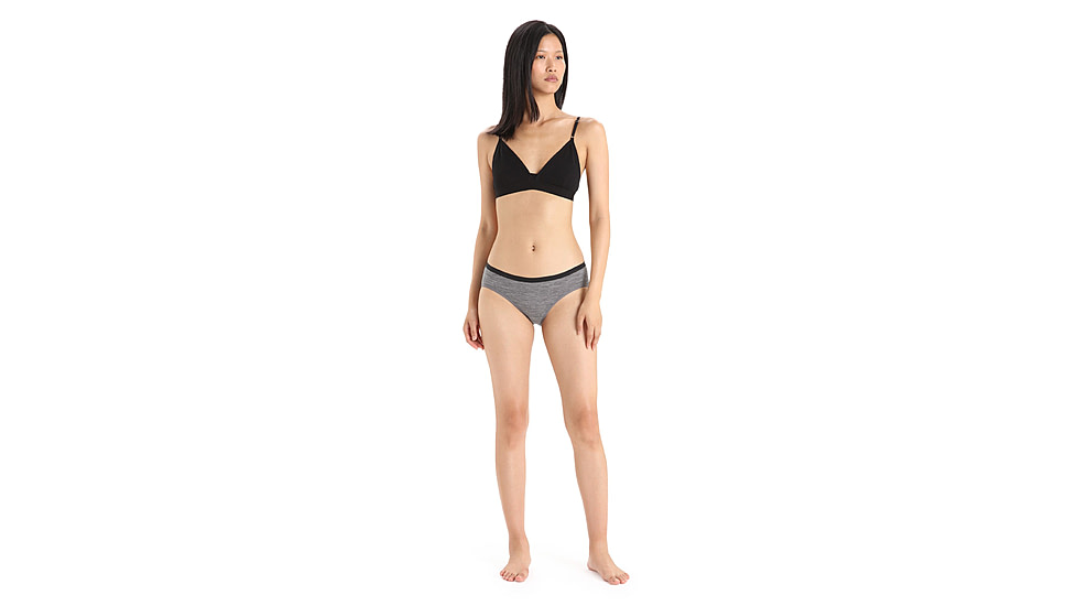 Icebreaker Siren Hipkini Briefs - Women's, Gritstone Heather, Small, IB104704013S