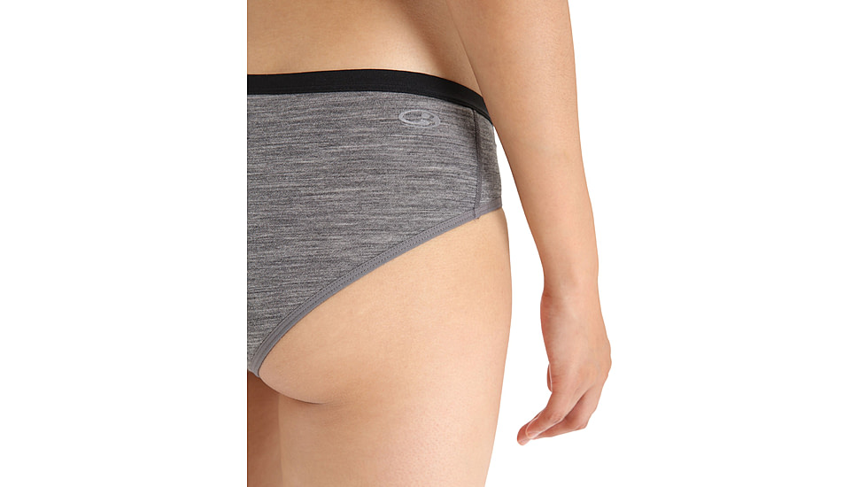 Icebreaker Siren Hipkini Briefs - Womens, Gritstone Heather, Small, IB104704013S