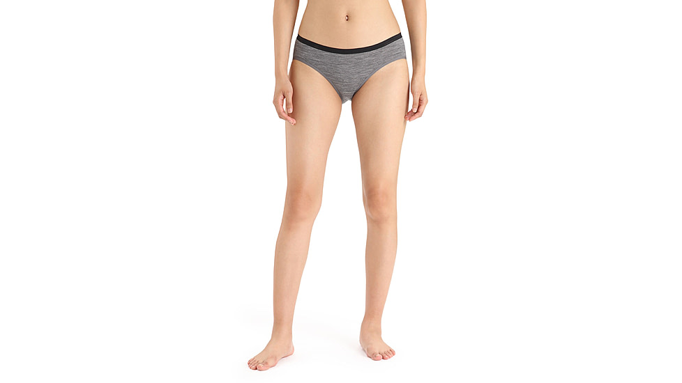 Icebreaker Siren Hipkini Briefs - Womens, Gritstone Heather, Small, IB104704013S