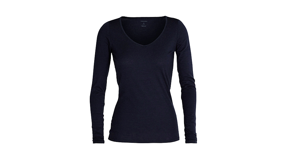 Icebreaker Women Merino 150 Siren LS Sweetheart, Midnight Navy, M, IB103194401M