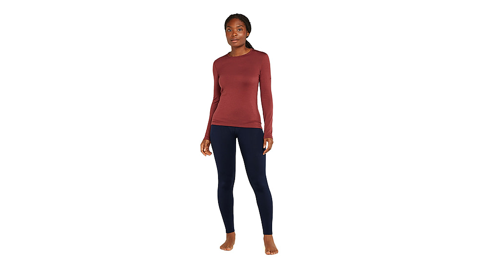 Icebreaker Women Merino 260 Tech High Rise Leggings, Midnight Navy, S, IB0A5726401S