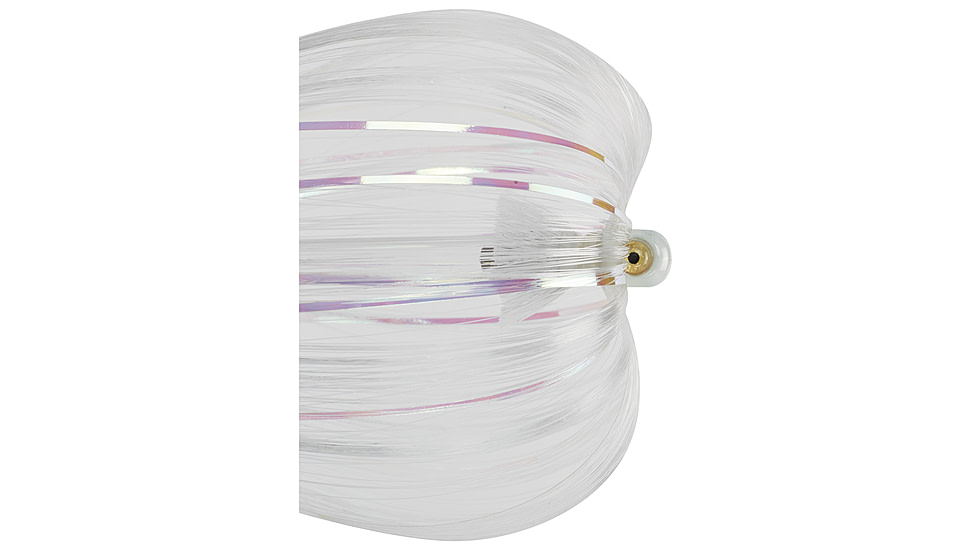 Iland Witches Bugs Saltwater Troll Lure, 7in, 1/2oz, Flash White Head, Crystal, IW127F-CY