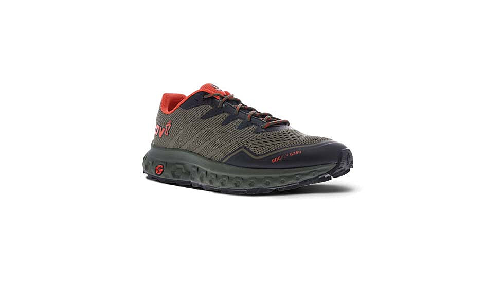 Inov-8 RocFly G 350 Hiking Shoes - Mens, Olive/Orange, 11.5, 001-01-7-OLOR-S-01-125