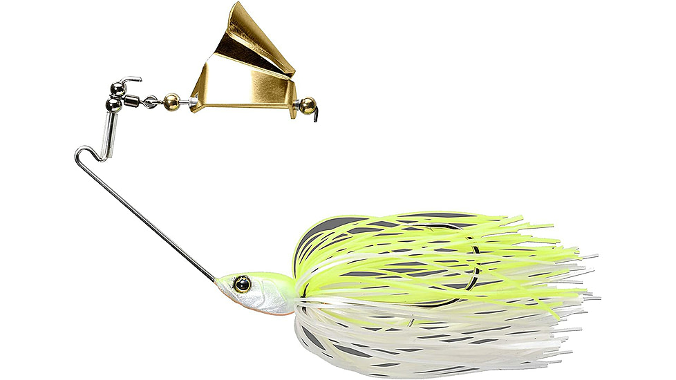 Jackall Lures Jackall Gargle Wire Bait, Chartreuse Back Pearl, 3/8oz, JGARG38-CHBP