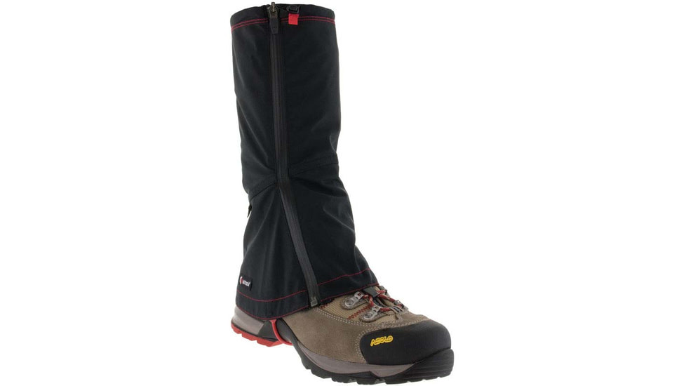 Kahtoola LEVA Gaiters GTX Tall, Black/Black, Medium, KT09003