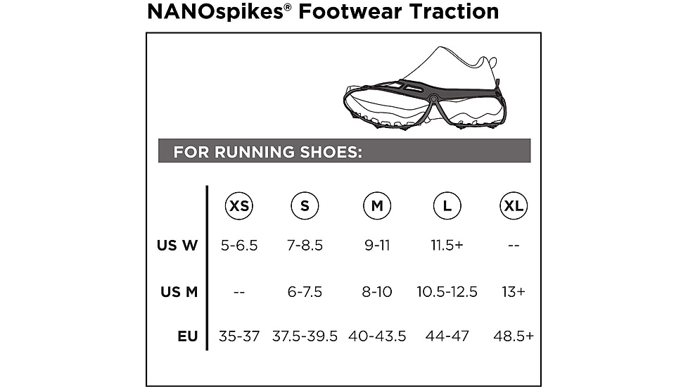 Kahtoola NANO Spikes V2 Footwear Traction System, Olympic Coast, Large, KT05104