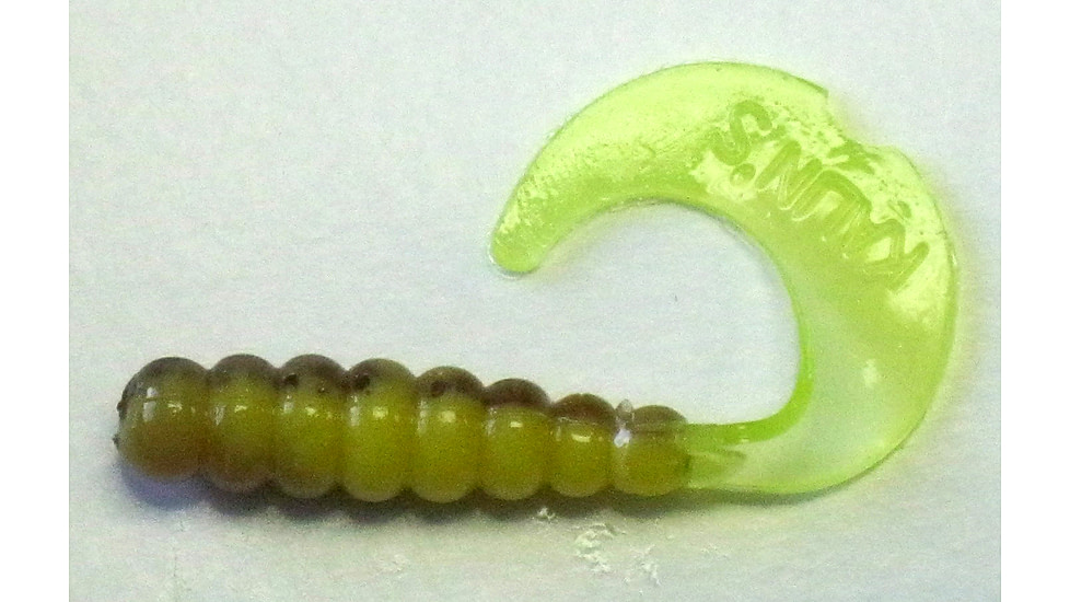 Kalins Fishing Kalin 2in Triple Threat Grub, 50 Pack, Yellow Jacket, 2TG50-863