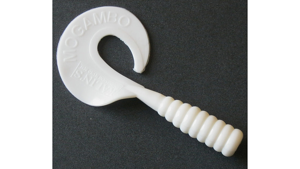 Kalin's Fishing Kalin Mogambo Grub, 8, 6in, White, 6M10-215