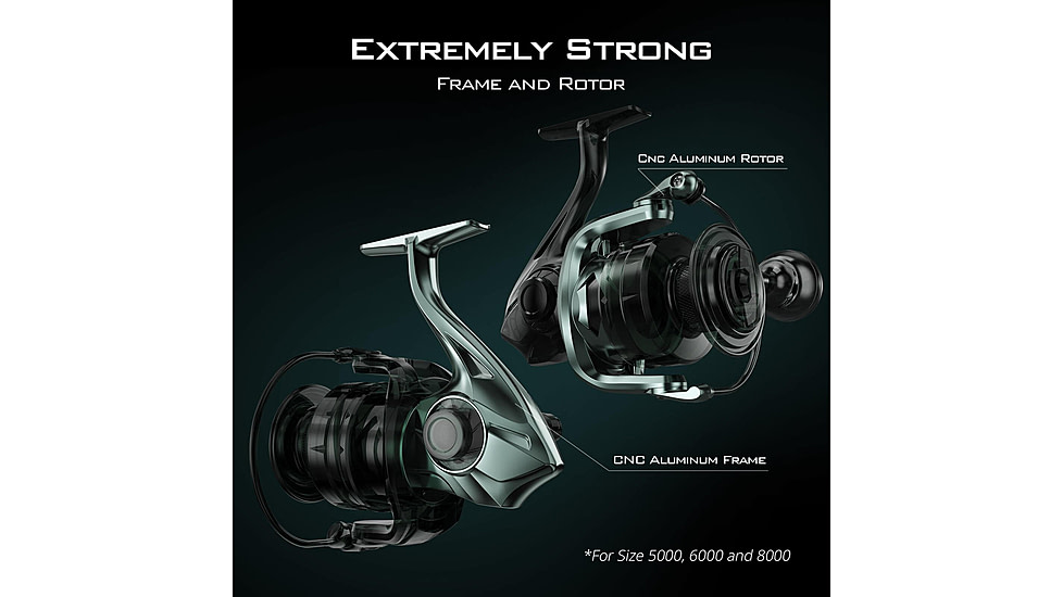 Kast King Kapstan Elite High Speed Saltwater Spinning Reel, 6.2:1, 13.9oz, KKRLSPNKPEHSS30