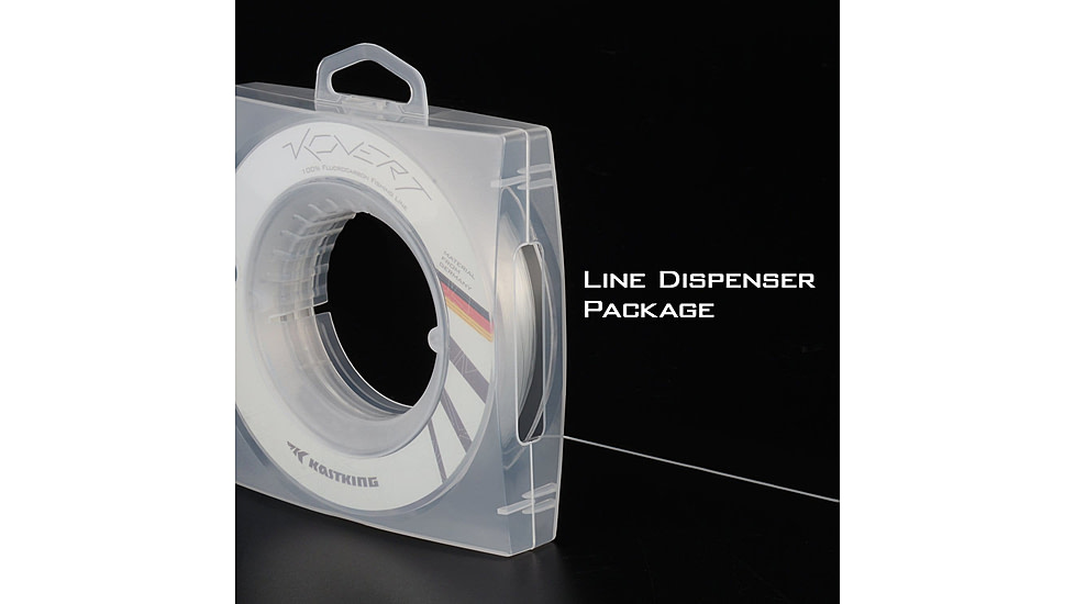 Kast King Kovert Fluorocarbon Fishing Line, Clear, 10 lb/200 yd, KKLIFLOKO200YCL10