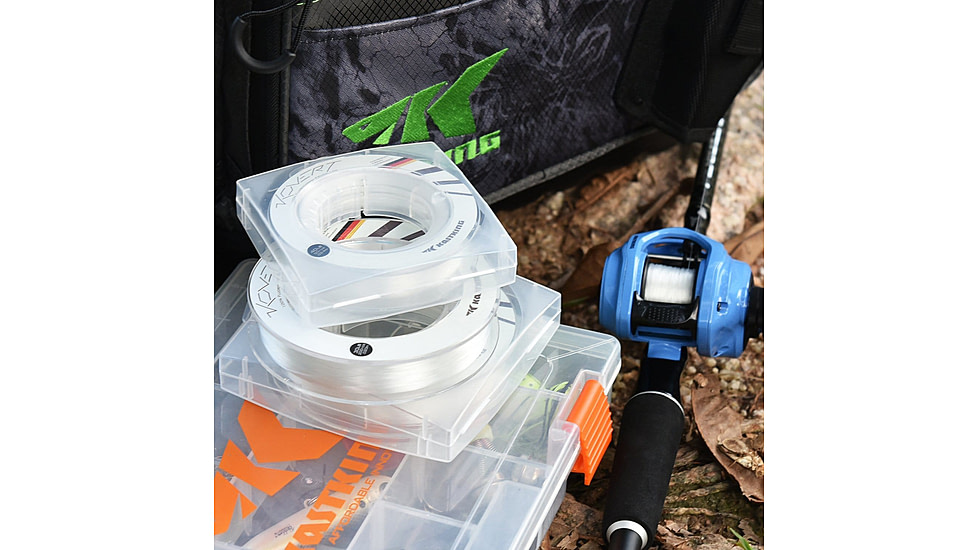 Kast King Kovert Fluorocarbon Fishing Line, Clear, 10 lb/200 yd, KKLIFLOKO200YCL10