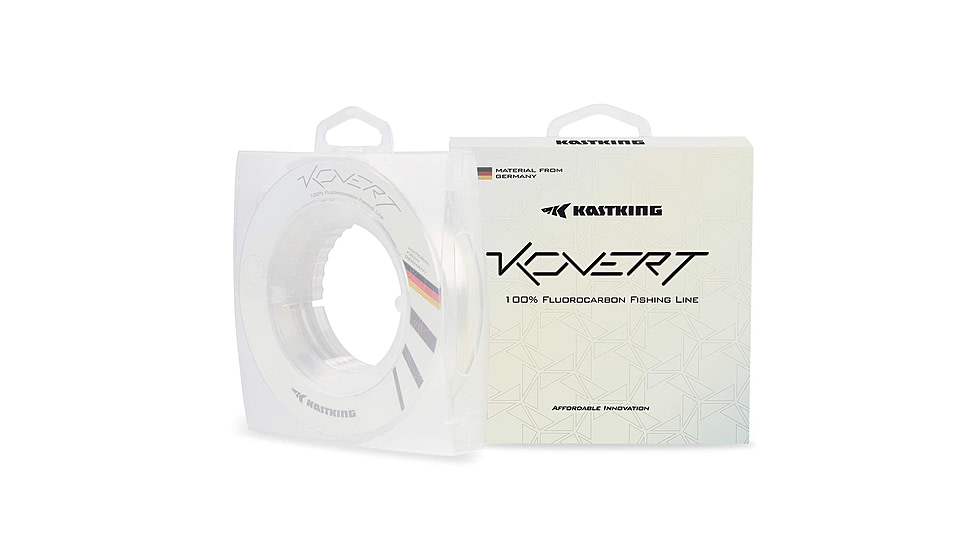 Kast King Kovert Fluorocarbon Fishing Line, Clear, 10 lb/200 yd, KKLIFLOKO200YCL10