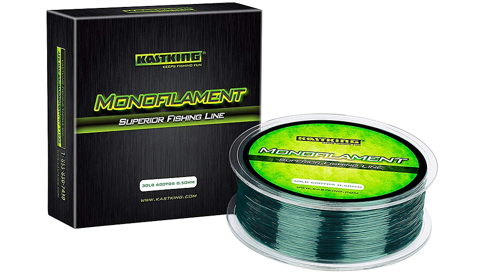 Kast King Worlds Premium Monofilament Fishing Line, Max Green, 8 lb/150 yd, KKLIMONTPM150YMGN8
