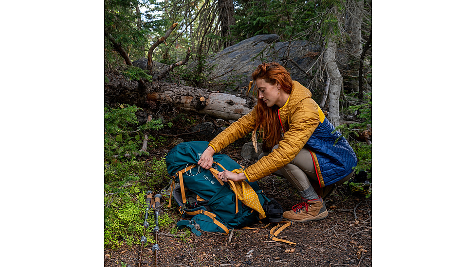 Kelty Nena 60 Backpack - Womens, Deep Teal/Gold, 60 Liter, 22631624DT