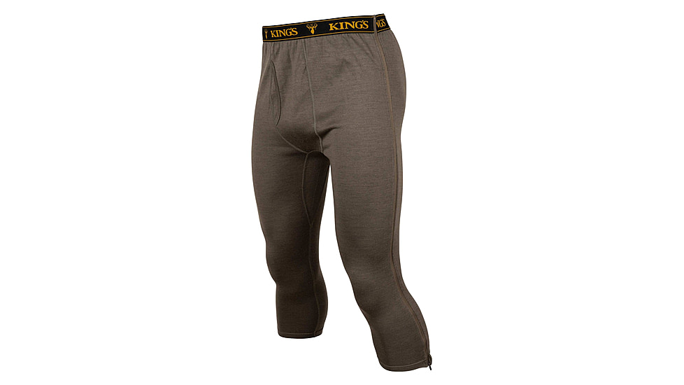 Kings Camo XKG Foundation 260 Zip Off Merino Bottom Baselayer - Mens, Olive, Small, XKG4104-OLV-S