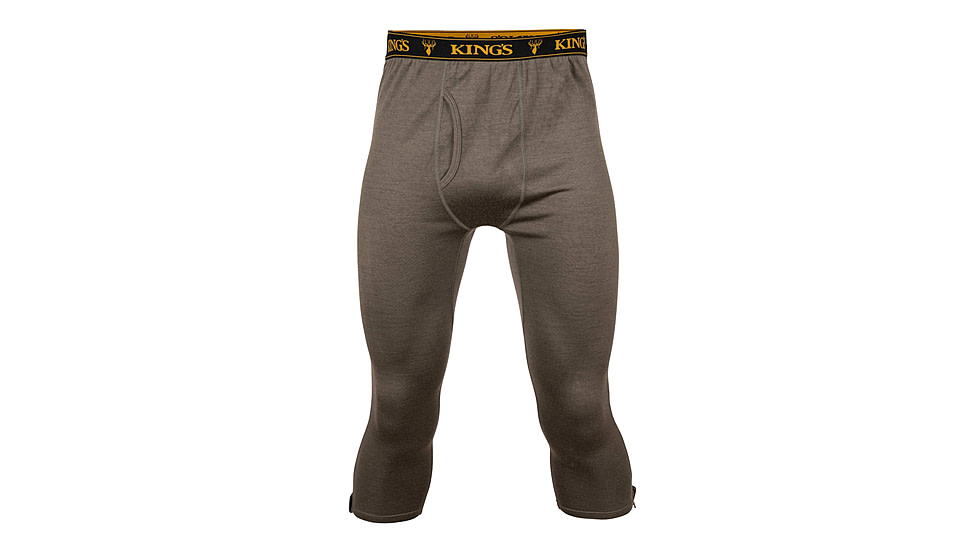 Kings Camo XKG Foundation 260 Zip Off Merino Bottom Baselayer - Mens, Olive, Small, XKG4104-OLV-S