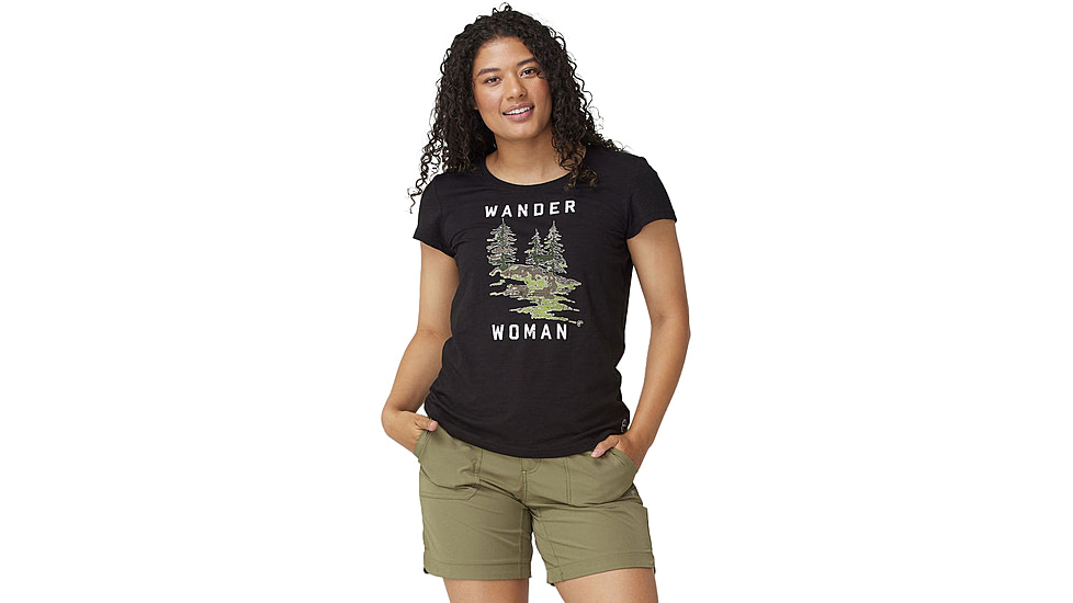 Krimson Klover Aila Graphic Short Sleeve Top - Womens, Wander, Medium, S24403-936-M