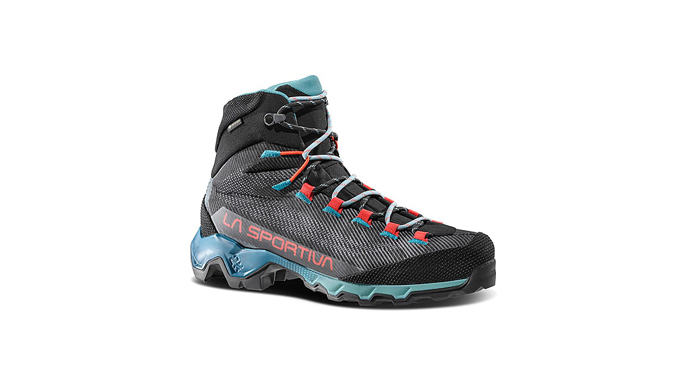 La Sportiva Aequilibrium Hike GTX Shoes - Women's, Carbon/Everglade, 40.5, ZFHS138-G00E33-40.5