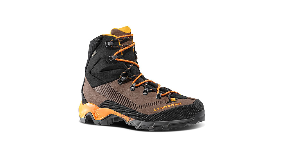 La Sportiva Aequilibrium Trek GTX Shoes - Men's, Chocolate/Papaya, 42.5, ZFHS139-N05Y02-42.5
