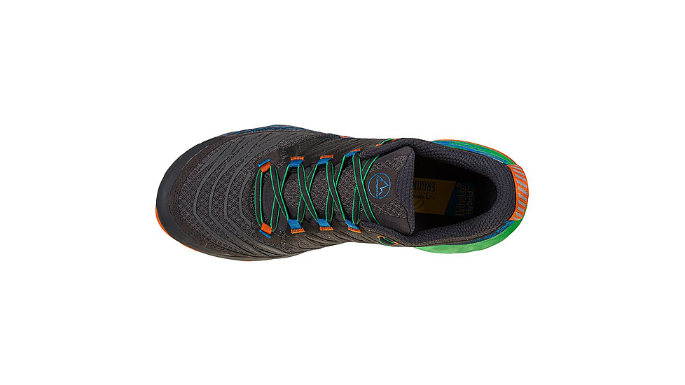 La Sportiva Akasha II Road Running Shoes - Mens, Carbon/Flame, 42, 56A-900304-42