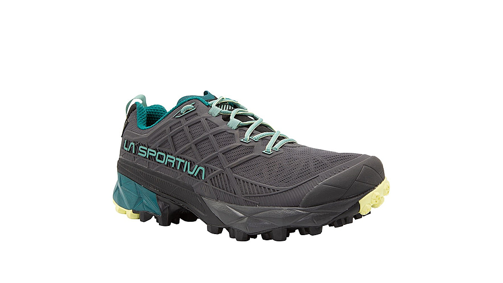 La Sportiva Akyra II GTX Shoes - Women's, Carbon/Juniper, 36, 44I-900734-36
