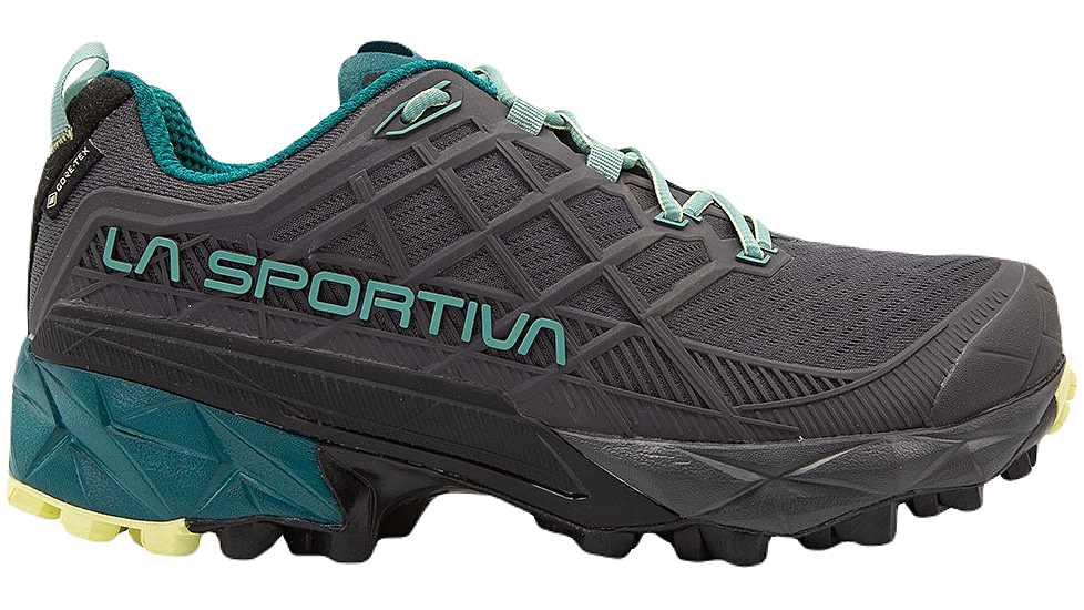 La Sportiva Akyra II GTX Hiking Shoes - Womens, Carbon/Juniper, 36, 44I-900734-36