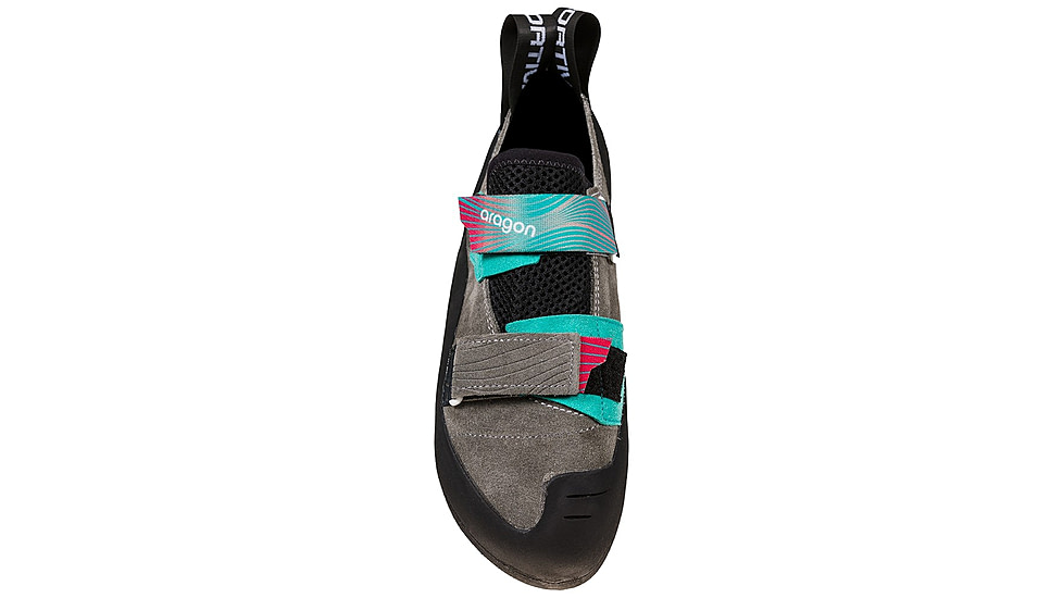 La Sportiva Aragon Climbing Shoes - Womens, Clay/Hibiscus, 36.5, ZFCS023-G09P02-36.5
