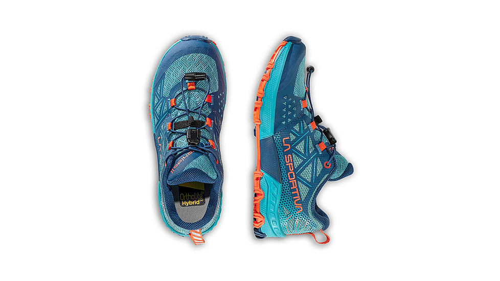 La Sportiva Bushido II Jr Shoes - Kids, Lagoon/Storm Blue, 35, 56L-638639-35