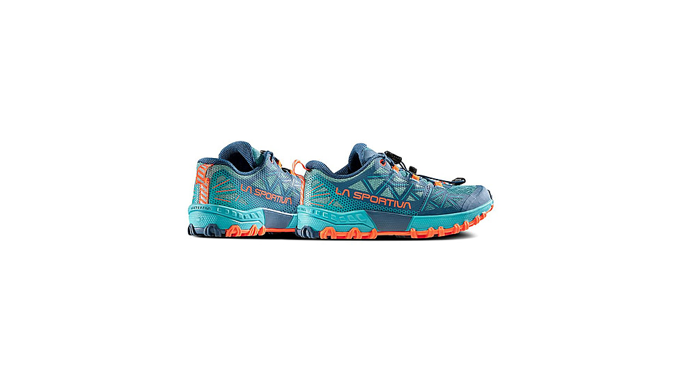 La Sportiva Bushido II Jr Shoes - Kids, Lagoon/Storm Blue, 35, 56L-638639-35