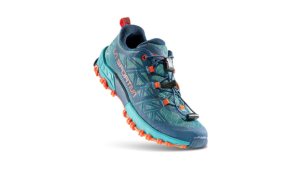 La Sportiva Bushido II Jr Shoes - Kids, Lagoon/Storm Blue, 35, 56L-638639-35
