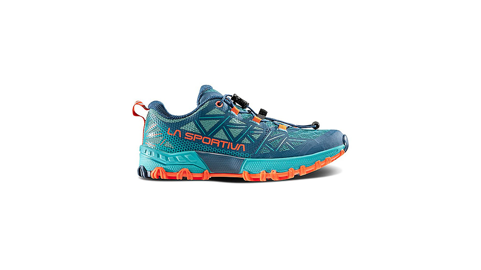 La Sportiva Bushido II Jr Shoes - Kids, Lagoon/Storm Blue, 35, 56L-638639-35