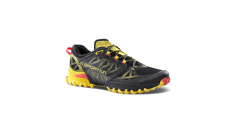La Sportiva Bushido III Road Running Shoes - Mens, Black/Yellow, 46.5, 56S-999100-46.5