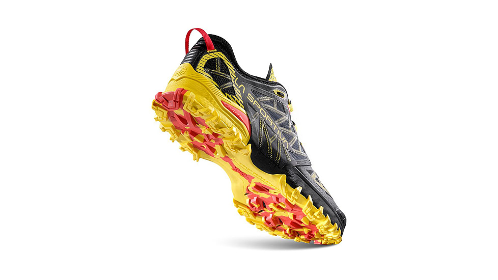 La Sportiva Bushido III Road Running Shoes - Mens, Black/Yellow, 46.5, 56S-999100-46.5