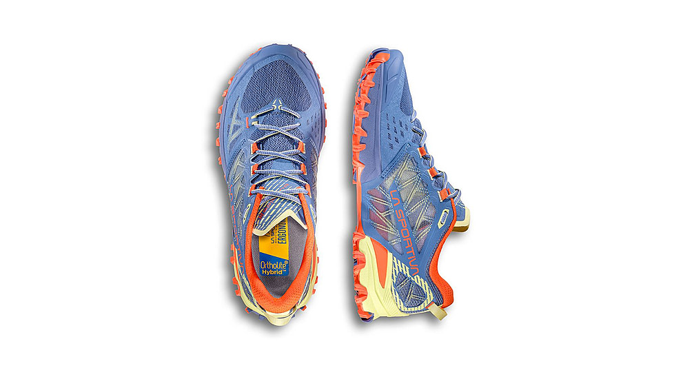 La Sportiva Bushido III Road Running Shoes - Womens, Moonlight/Zest, 43, 56T-644736-43