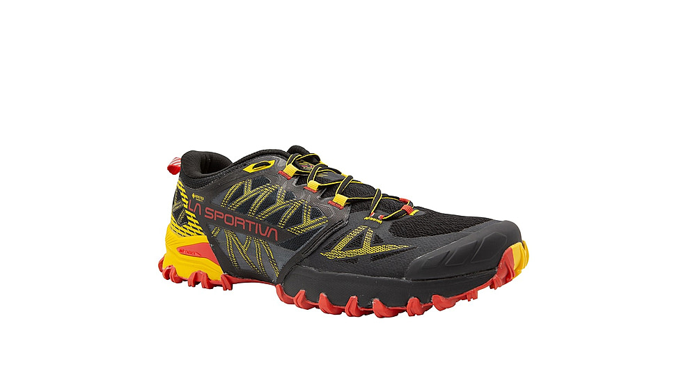 La Sportiva Bushido III Wide GTX Road Running Shoes - Mens, Black/Yellow W, 39, 56Z-999100W-39