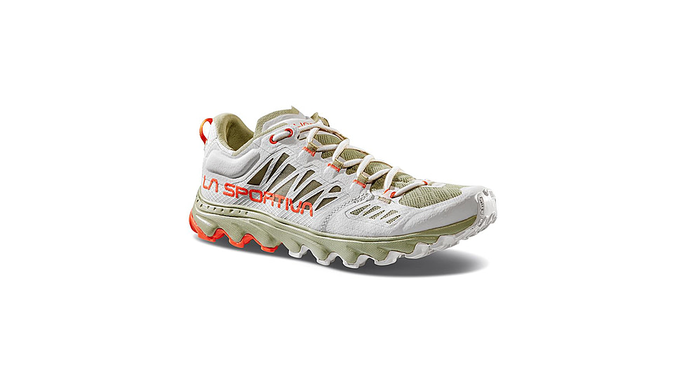 La Sportiva Helios III Trail Running Shoes - Womens, Tea/Cherry Tomato, 38.5, 46E-730322-38.5