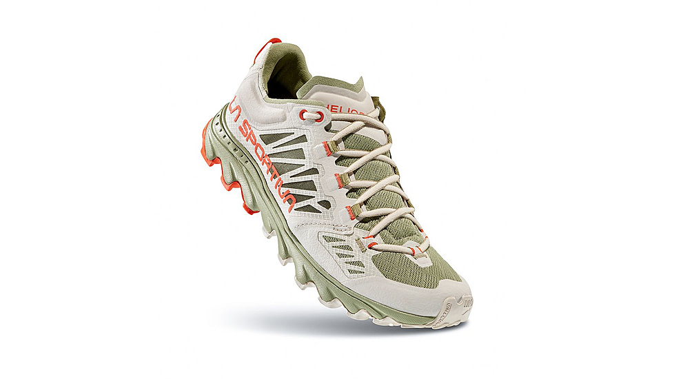 La Sportiva Helios III Trail Running Shoes - Womens, Tea/Cherry Tomato, 38.5, 46E-730322-38.5