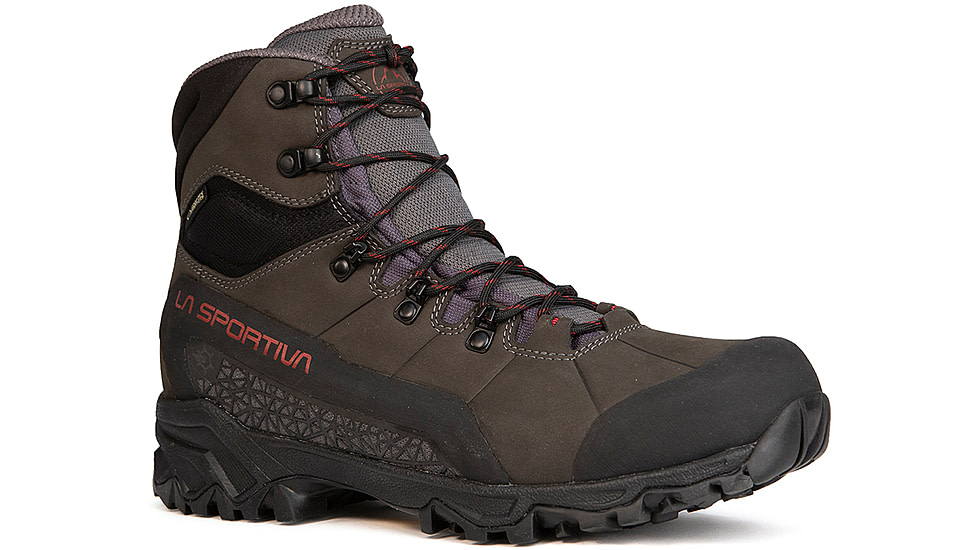 La Sportiva Nucleo High II GTX Hiking Shoes - Mens, Carbon/Chili, 42.5, 24X-900309-42.5
