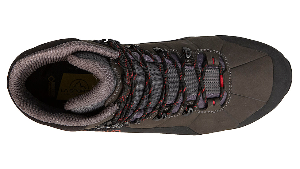 La Sportiva Nucleo High II GTX Hiking Shoes - Mens, Carbon/Chili, 42.5, 24X-900309-42.5