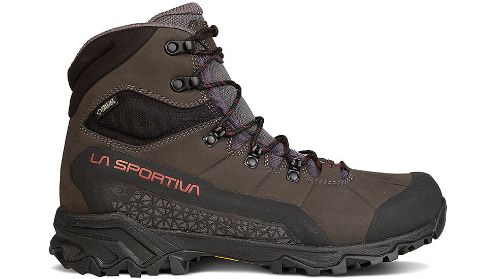 La Sportiva Nucleo High II GTX Hiking Shoes - Men's, Carbon/Chili, 42.5, Medium, 24X-900309-42.5
