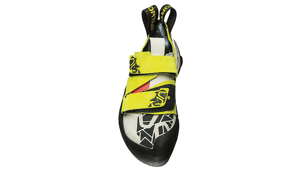 La Sportiva Otaki Climbing Shoes - Womens, Sulphur/Coral, 42, ZFCS004-E02R01-42