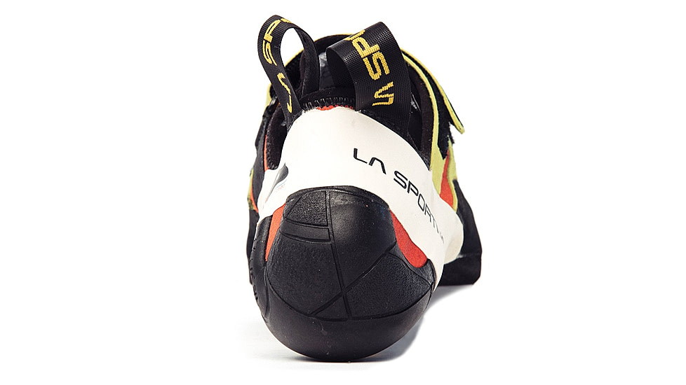 La Sportiva Otaki Climbing Shoes - Womens, Sulphur/Coral, 42, ZFCS004-E02R01-42