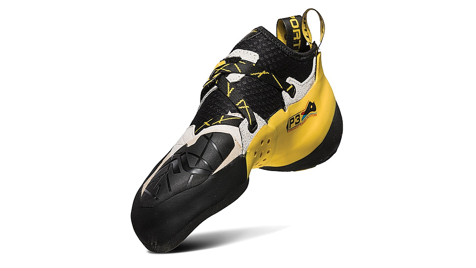 La Sportiva Solution Climbing Shoes - Mens, White/Yellow, 43.5, ZFCS013-W00Y00-43.5